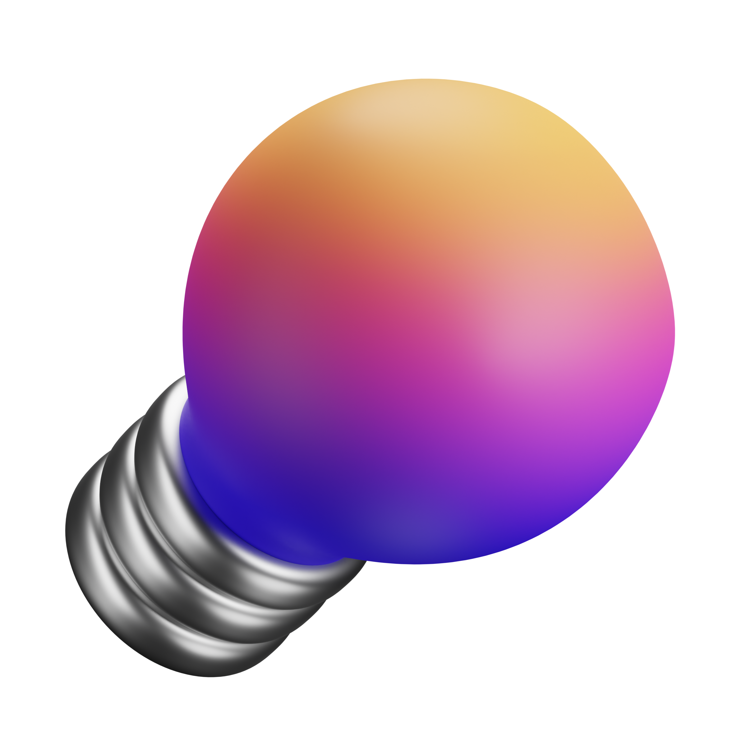 this is a 3d image of a bulb